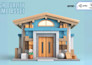 create low poly 3d game assets, buildings, and props for unity and ue